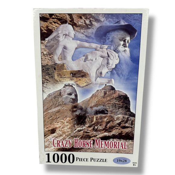 1000 Piece Puzzle Crazy Horse Memorial jigsaw puzzle collectors south dakota - Picture 1 of 6